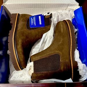 Birkenstock Women’s Brown Chelsea Boots Highwood Slip-on Narrow Fit 36/5 Run Big